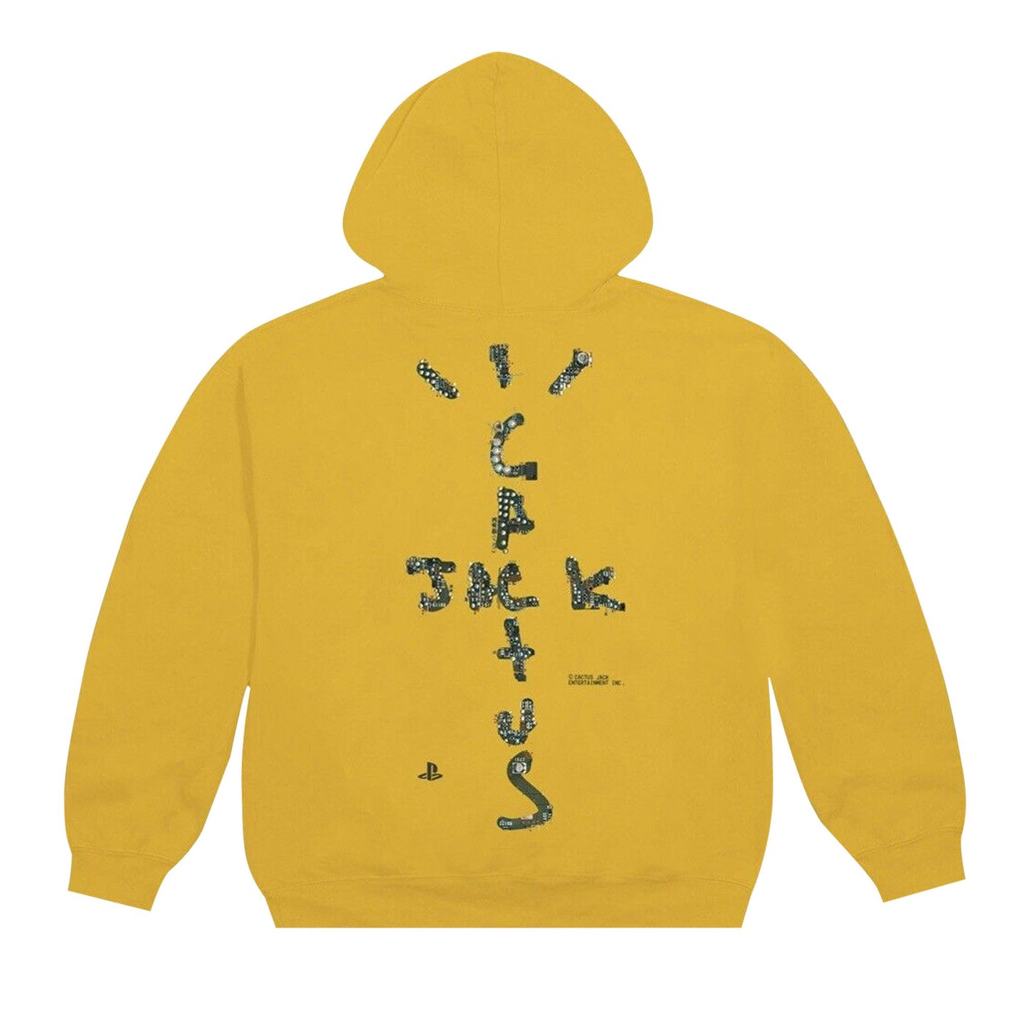 Cactus Jack by Travis Scott Motherboard IV Hoodie 'Gold' | Large