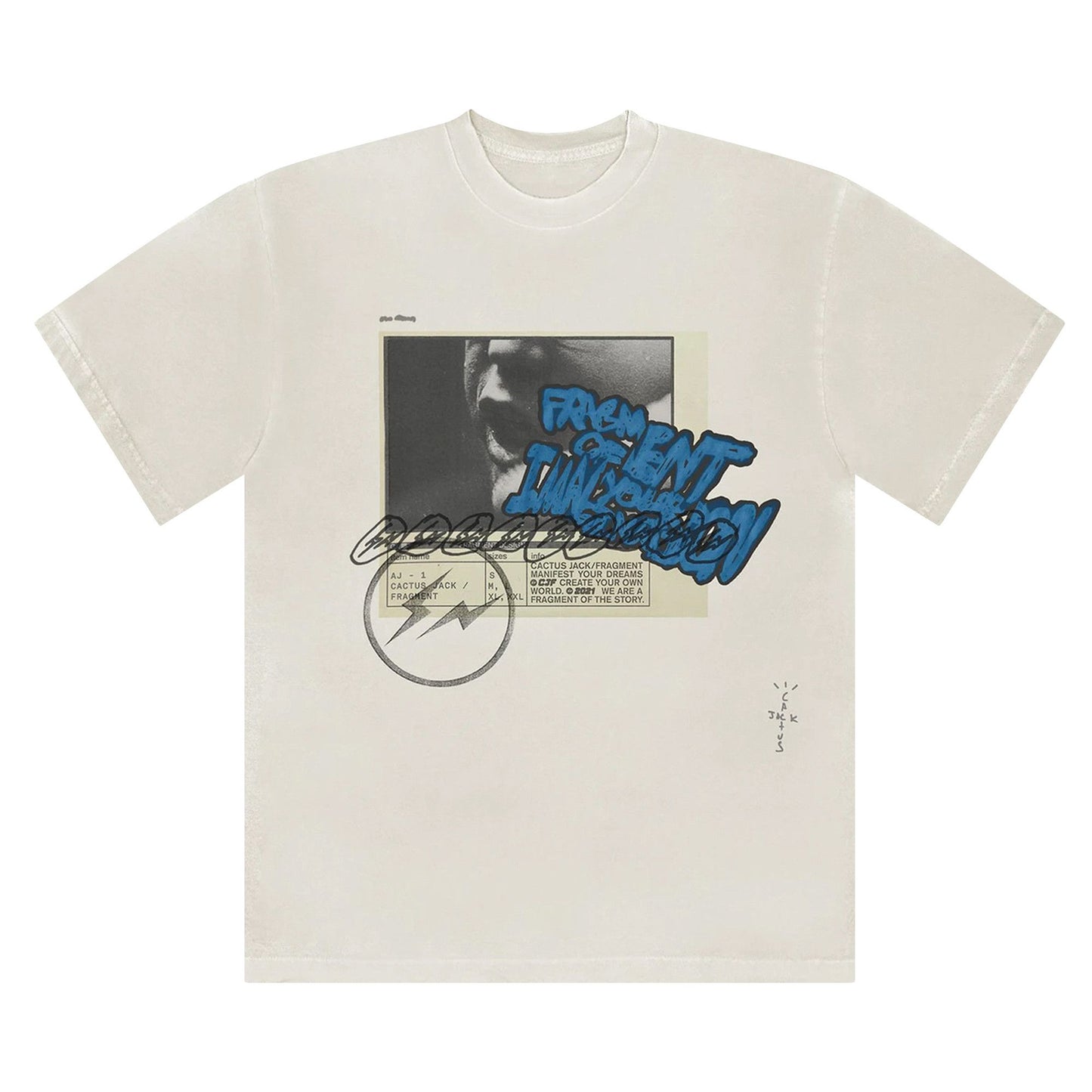 Travis Scott Cactus Jack For Fragment Manifest T-shirt | Medium