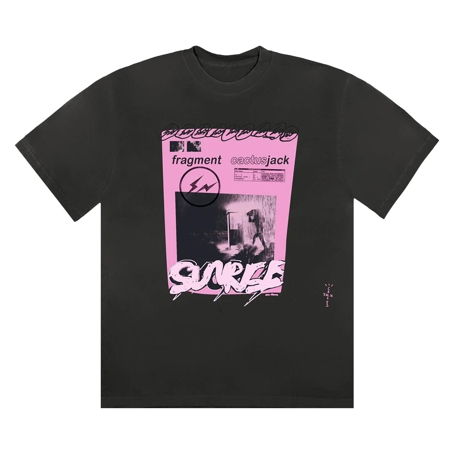 Travis Scott Cactus Jack For Fragment Pink Sunrise T-shirt | Large
