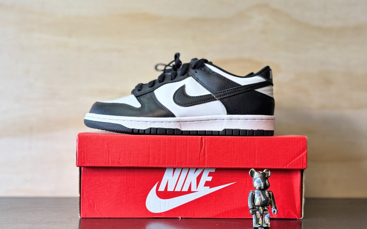 Nike Dunk Low Retro White Black Panda | US7y