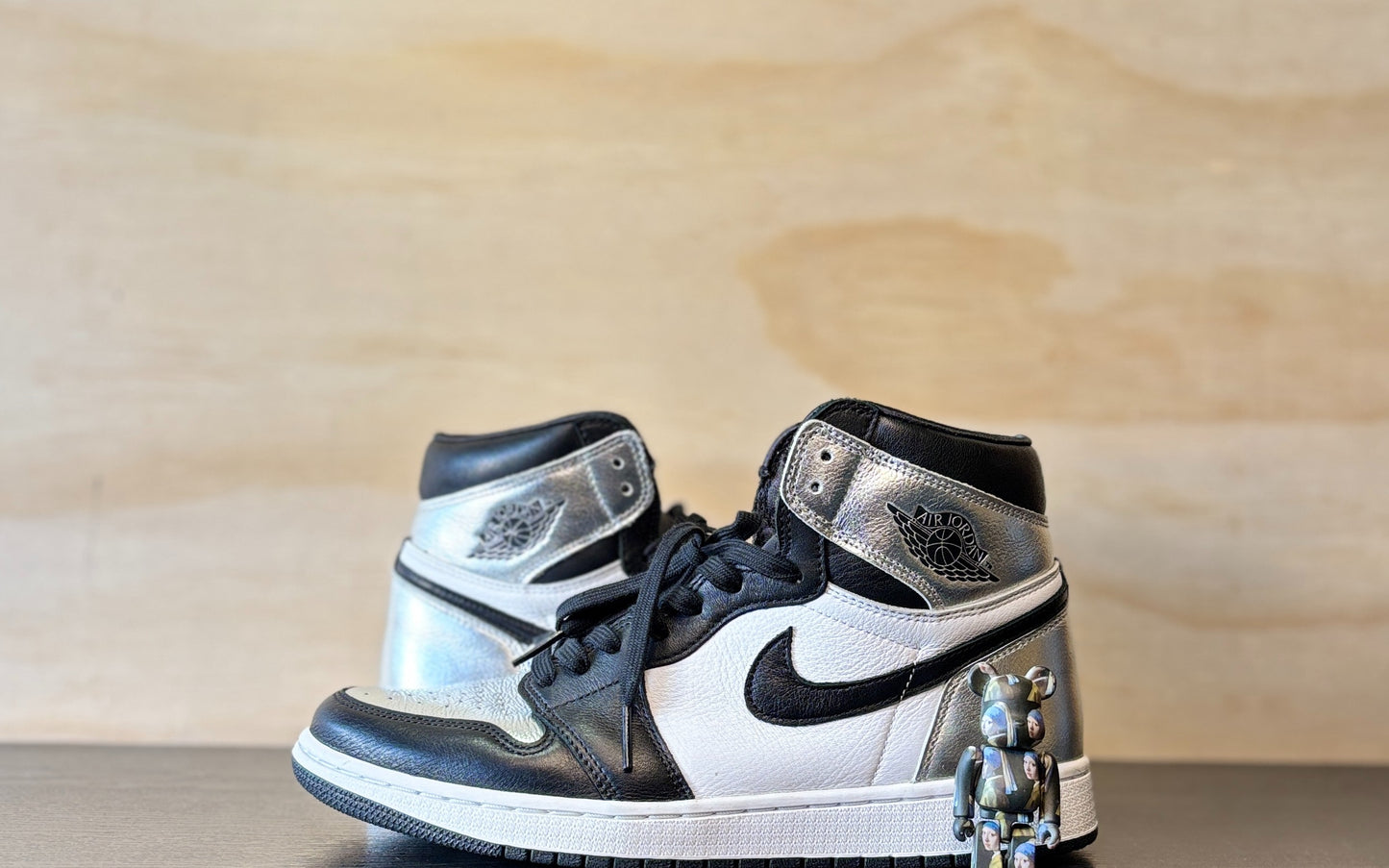 Jordan 1 Retro High Silver Toe | US8.5