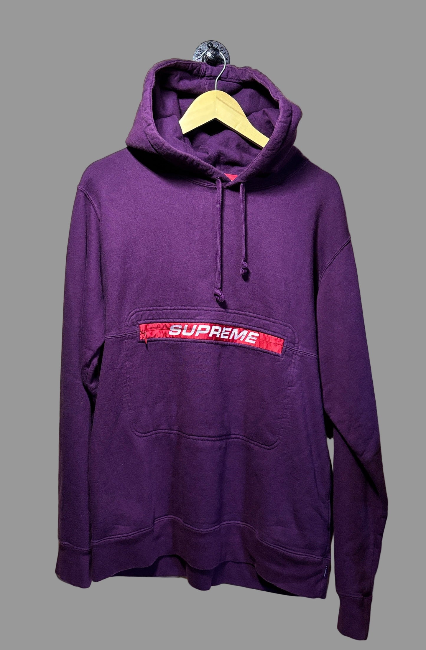 Supreme Zip Pouch Hooded Sweatshirt | Large