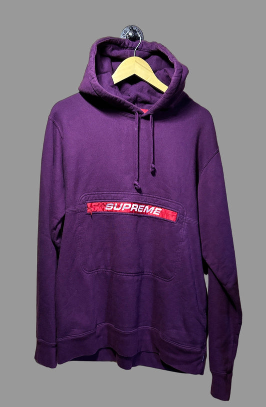 Supreme Zip Pouch Hooded Sweatshirt | Large