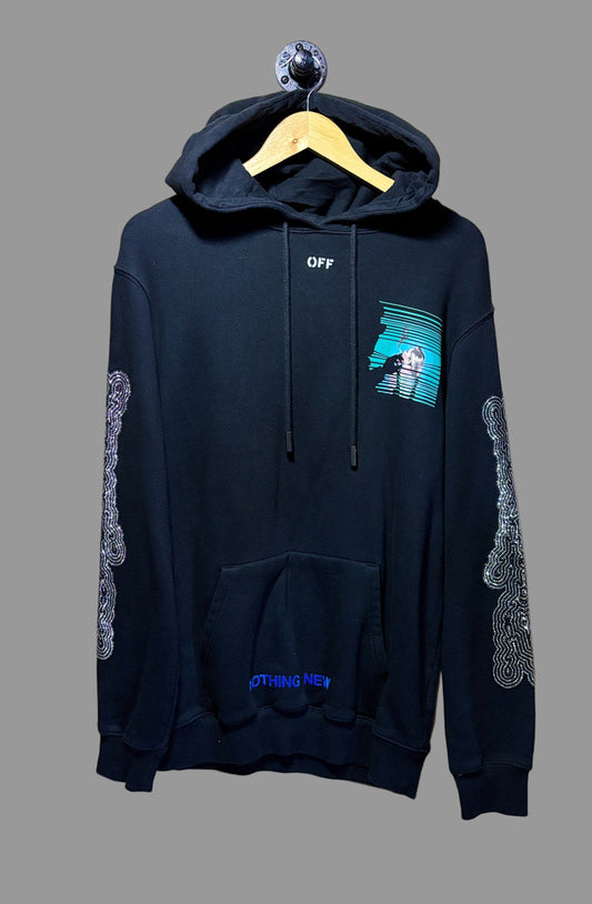 Off-White Peep Oversize Hoodie Fleece | Small