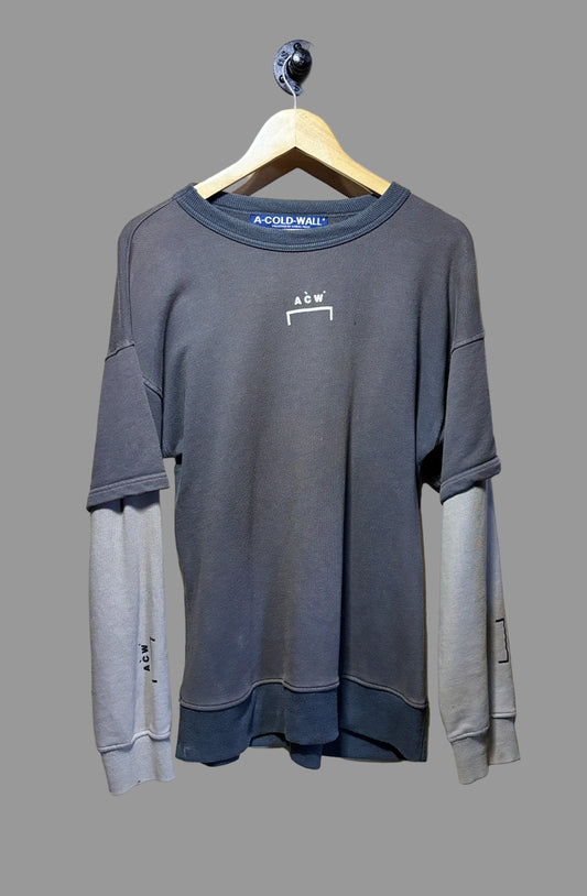 A-Cold Wall Double Layered Crewneck Sweatshirt | Small