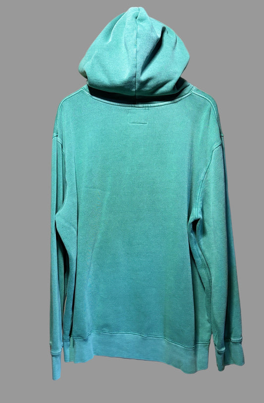 Ralph Lauren Garment Dyed Fleece Hoodie Haven Green | X-Large