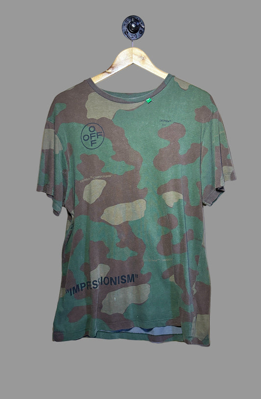 OFF-WHITE Oversized Diag Stencil T-shirt Camo | X-Small