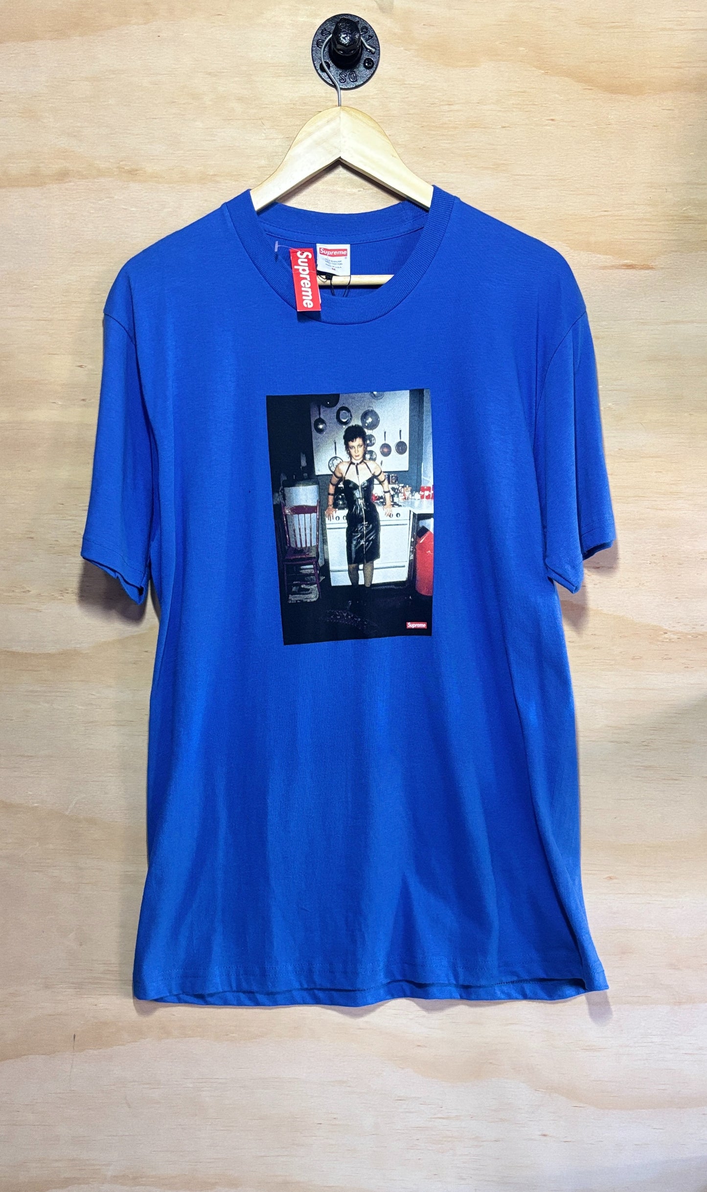 Supreme Nan Goldin Nan as a dominatrix Royal T-Shirt | Medium