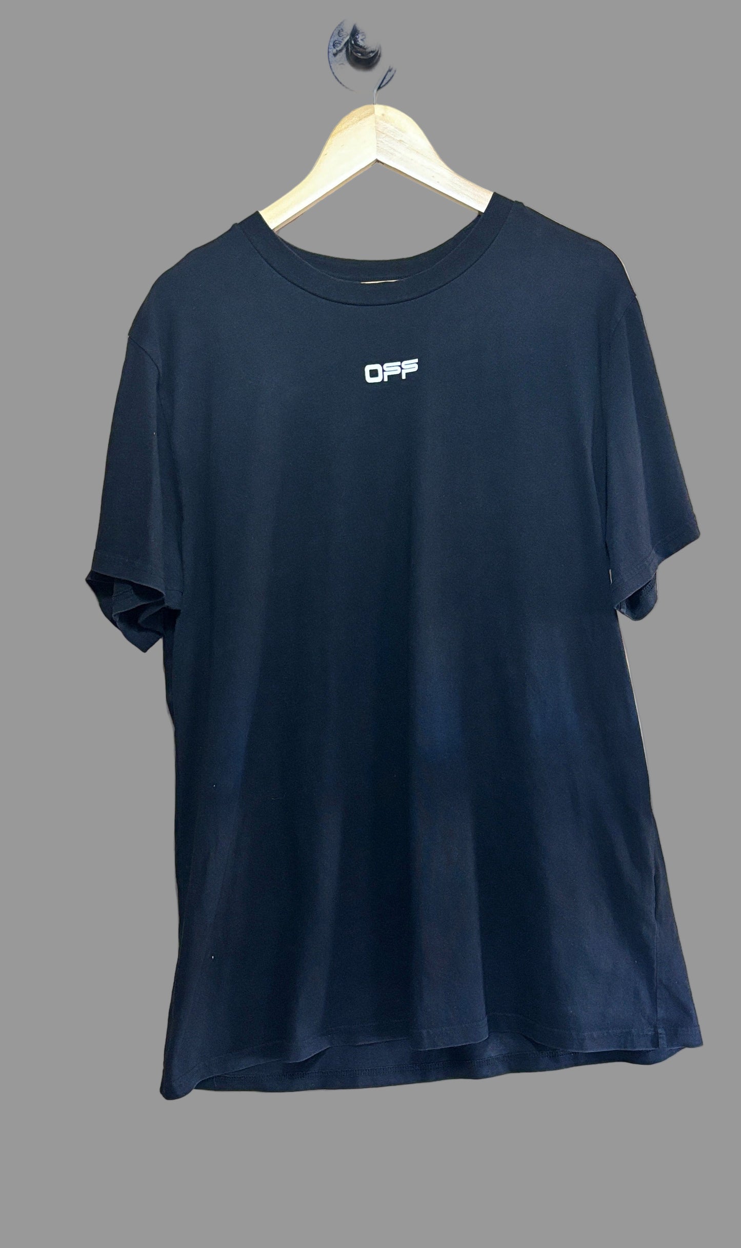 Off--White Slim Fit Airport Tape T-shirt | Large
