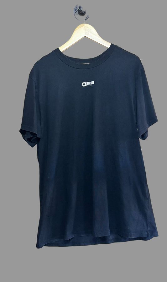 Off--White Slim Fit Airport Tape T-shirt | Large