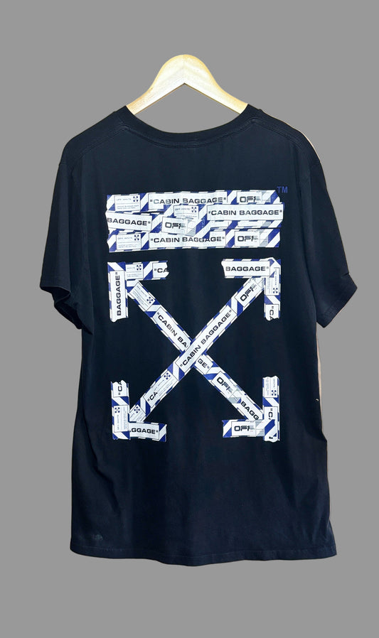 Off--White Slim Fit Airport Tape T-shirt | Large