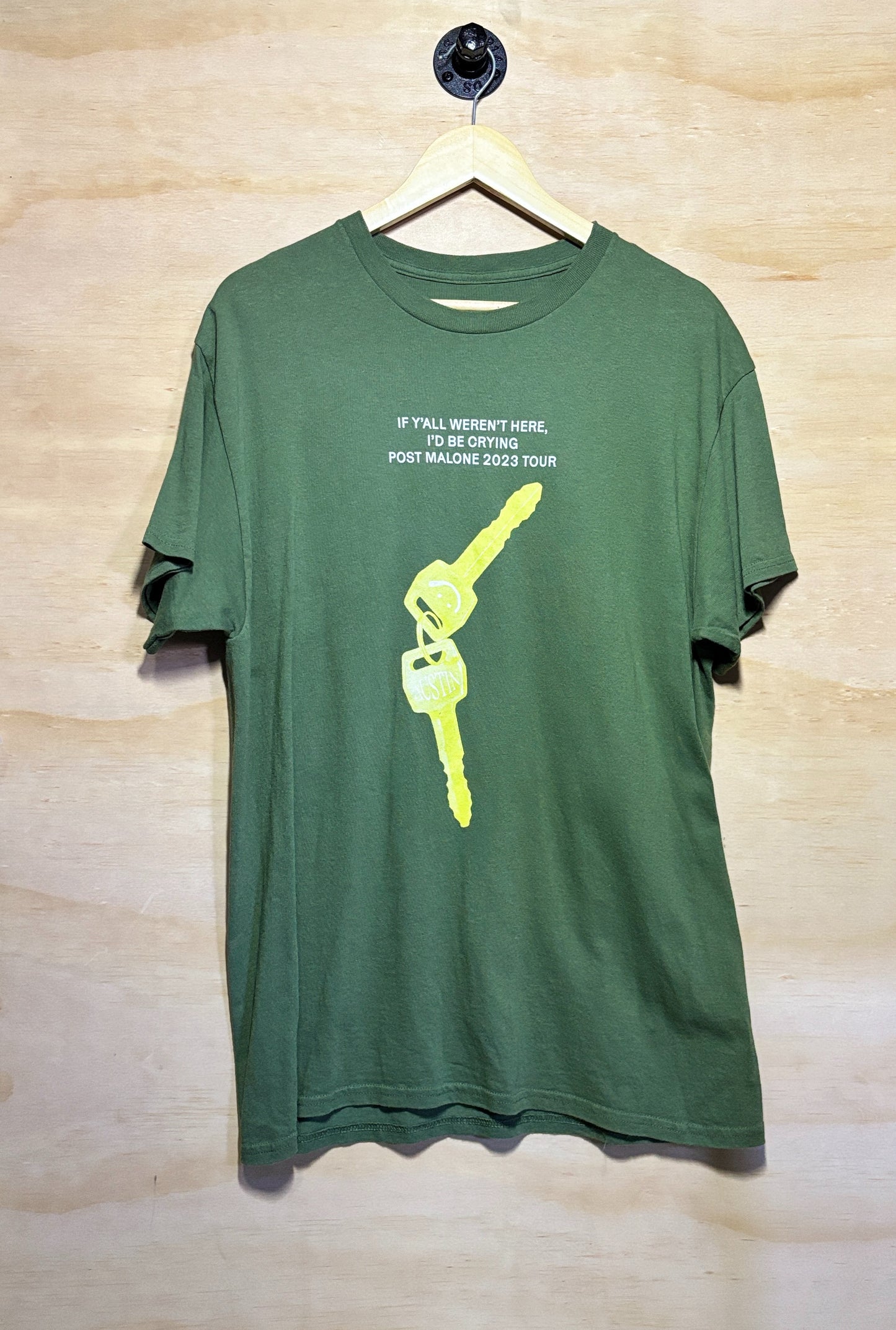 Post Malone Austin If Y’all Weren’t Here I’d Be Crying Tour T-Shirt | Large