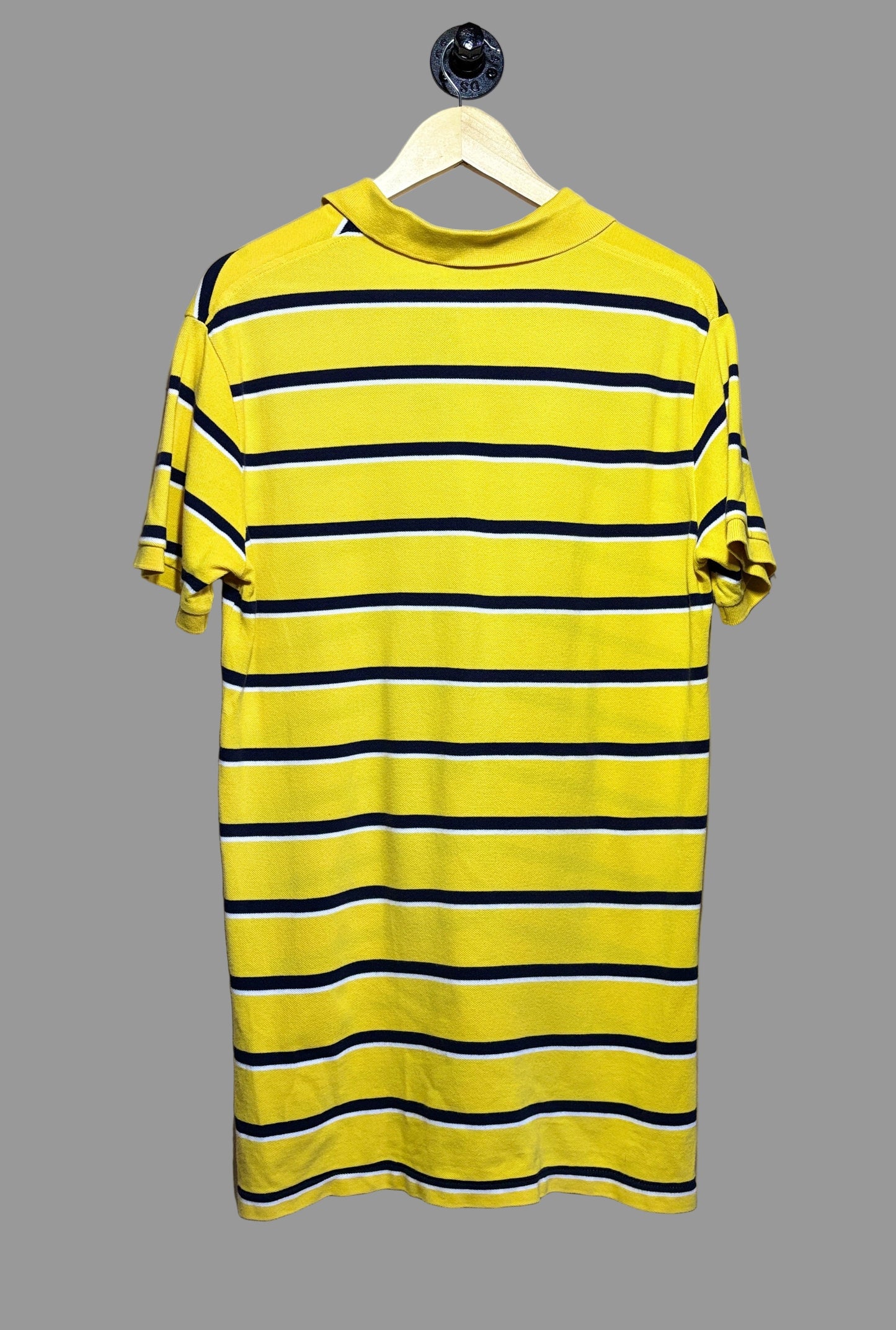 Ralph Lauren Striped Polo Yellow/Blue | Medium