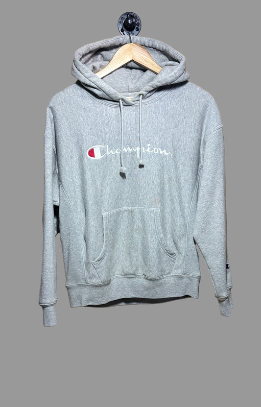 Champion Reverse Weave Script Hoodie | Medium