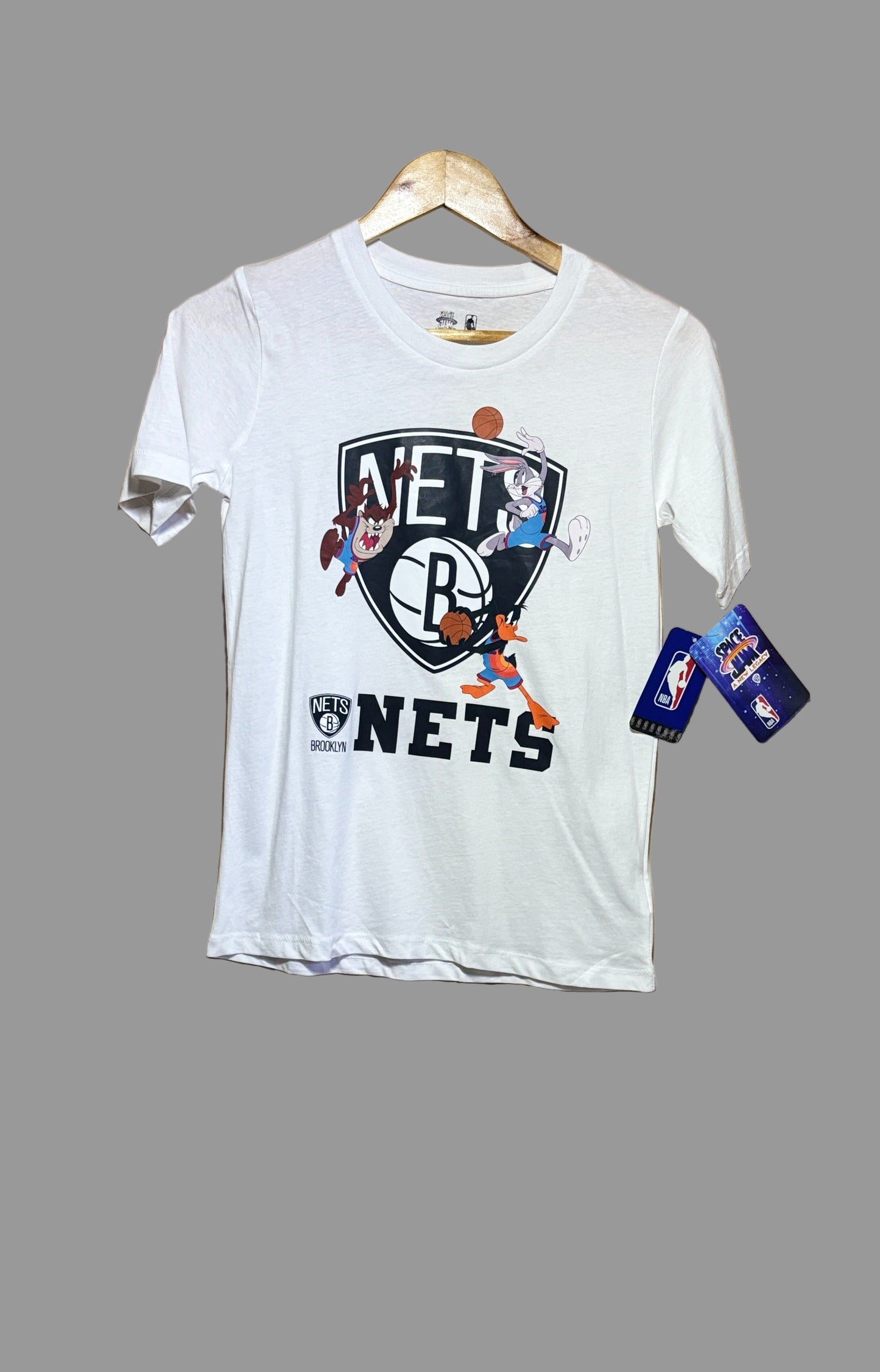 NBA Brooklyn Nets x Looney Tunes T-Shirt  | Kids Medium