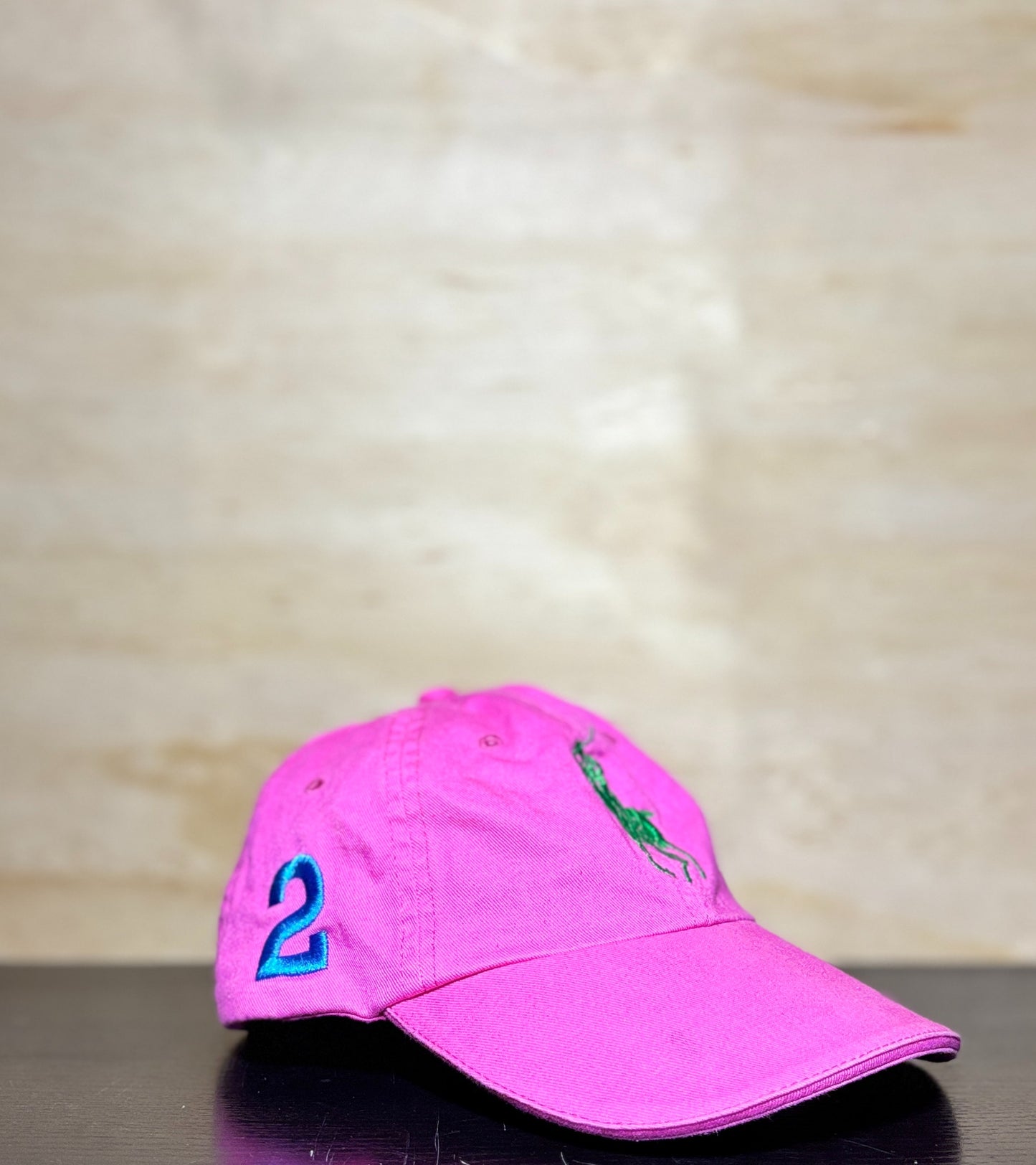 Ralph Lauren Strapback | Pink/Green