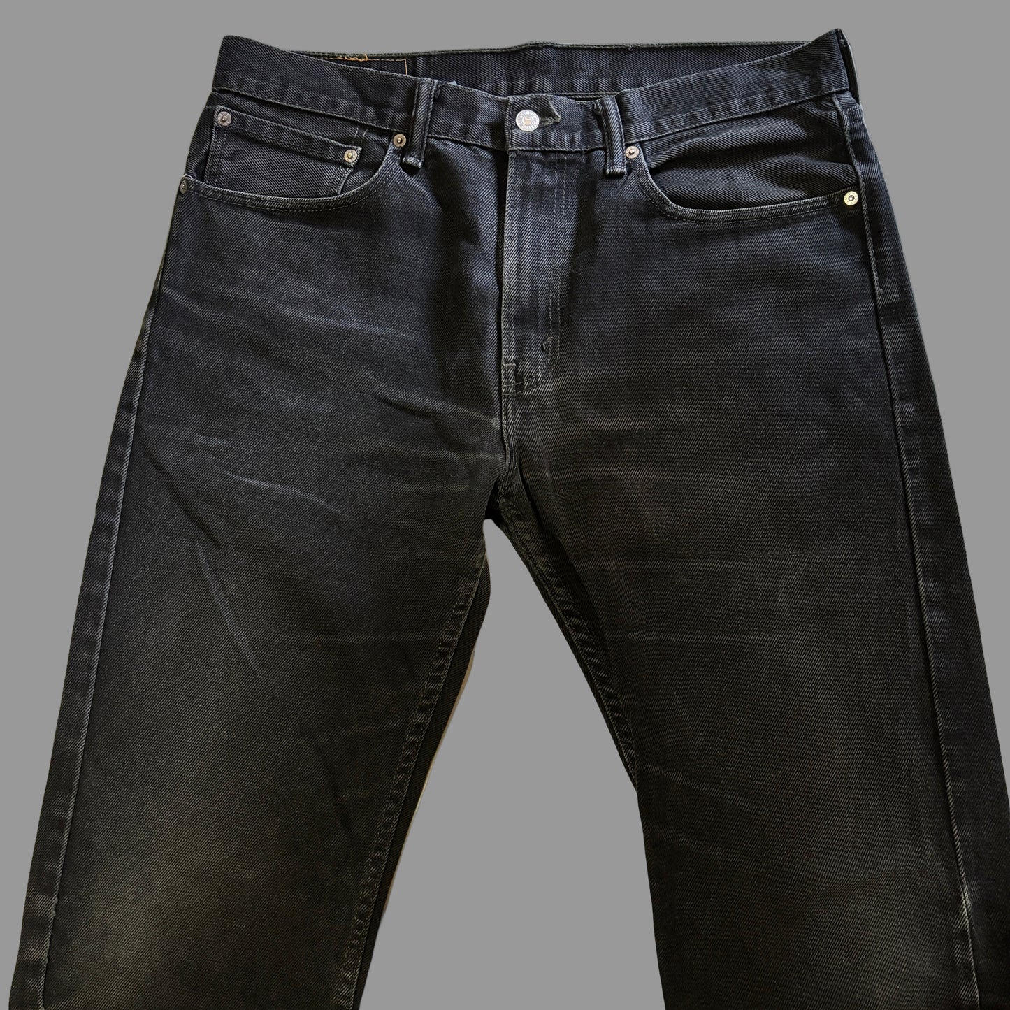 Levis 505 Black Denim Jeans | W34/L34
