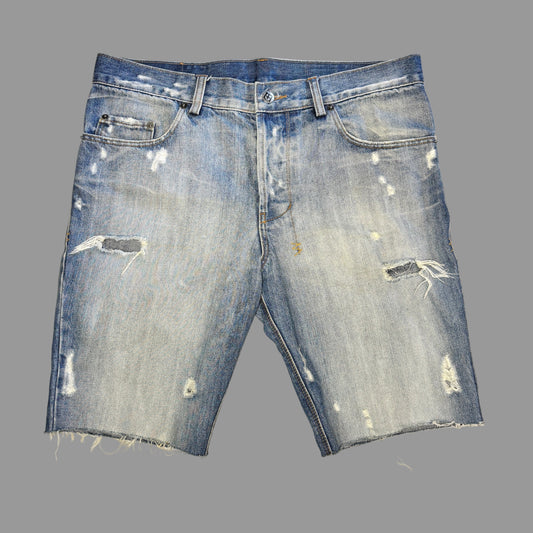 Ksubi Distressed Denim Shorts | W34