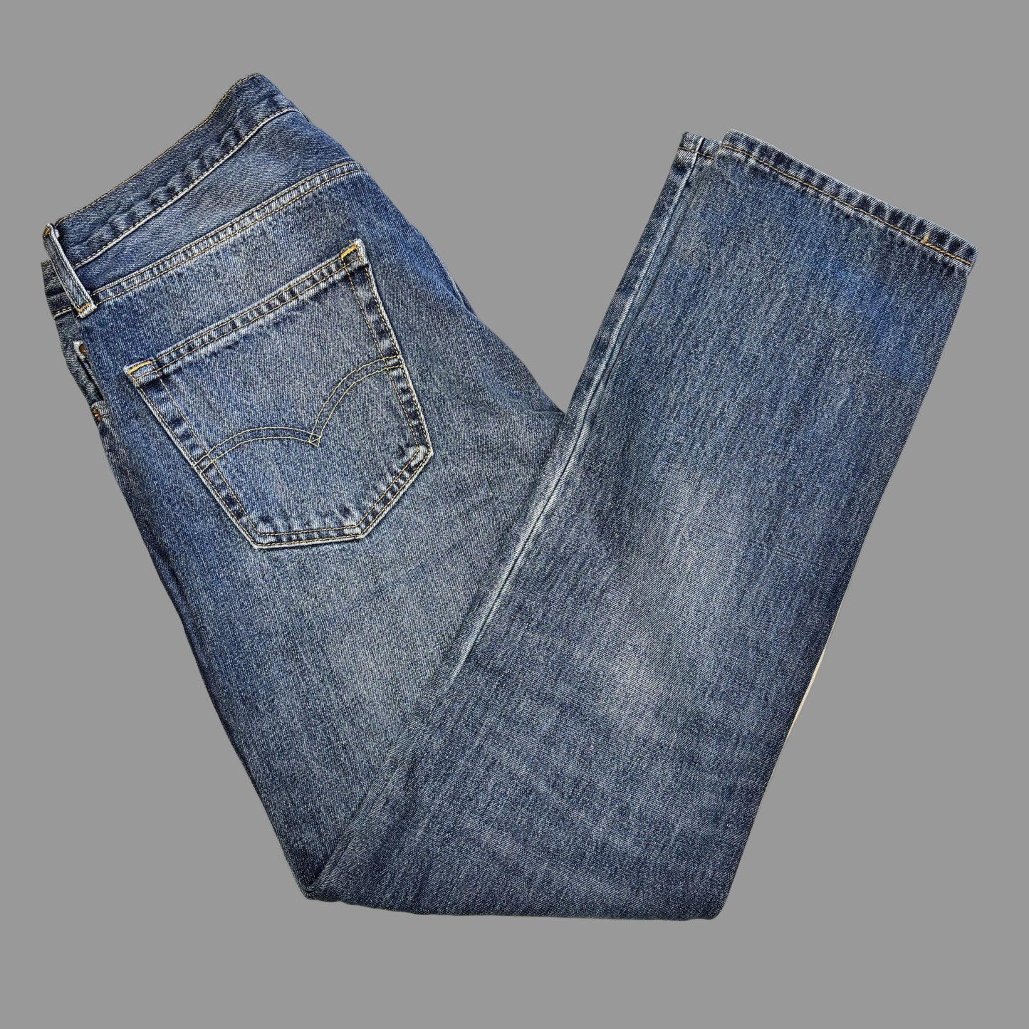 Levis 502 Blue Denim Jeans | W34/L32