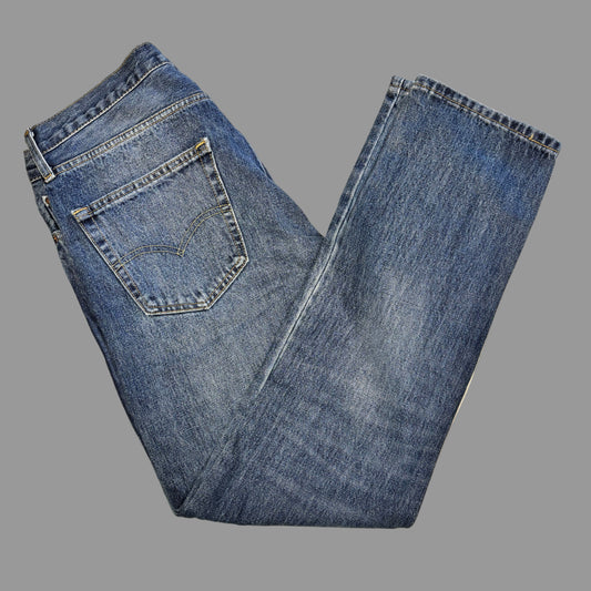 Levis 502 Blue Denim Jeans | W34/L32