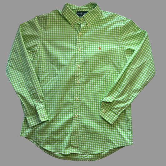 Ralph Lauren Checked Dress Shirt | Large