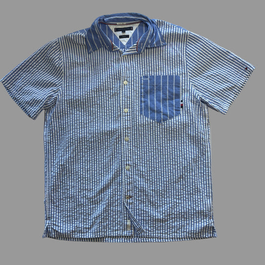 Tommy Hilfiger Short Sleeve Button Shirt | Large