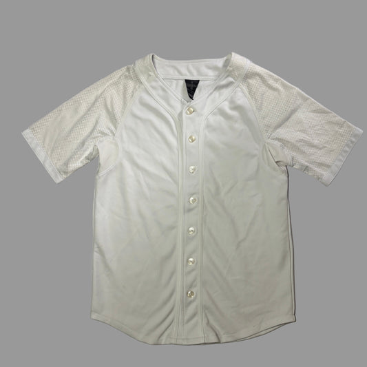 Publish White Baseball Jersey | Small