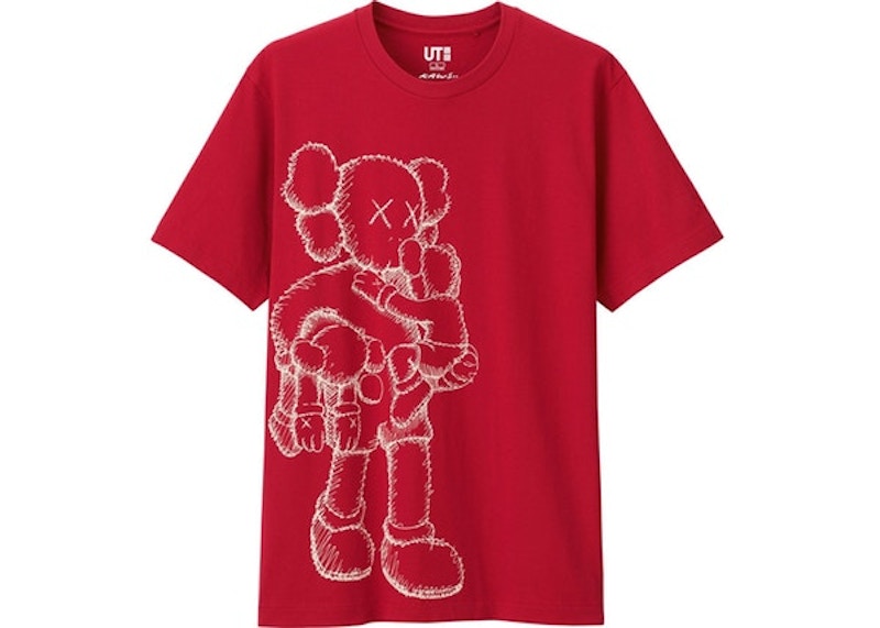KAWS x Uniqlo Clean Slate T-Shirt Red | Medium