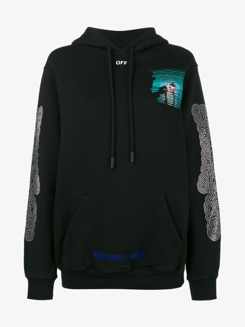 Off-White Peep Oversize Hoodie Fleece | Small
