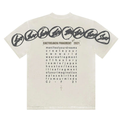 Travis Scott Cactus Jack For Fragment Manifest T-shirt | Medium