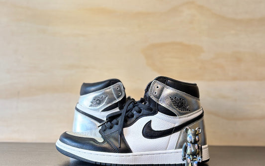 Jordan 1 Retro High Silver Toe | US8.5