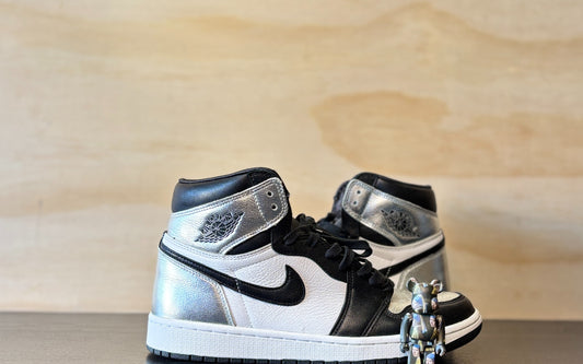 Jordan 1 Retro High Silver Toe | US8.5