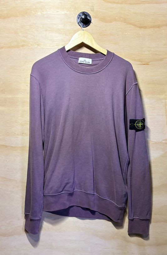 Stone Island Garment Dyed Crew Neck Sweat | Large
