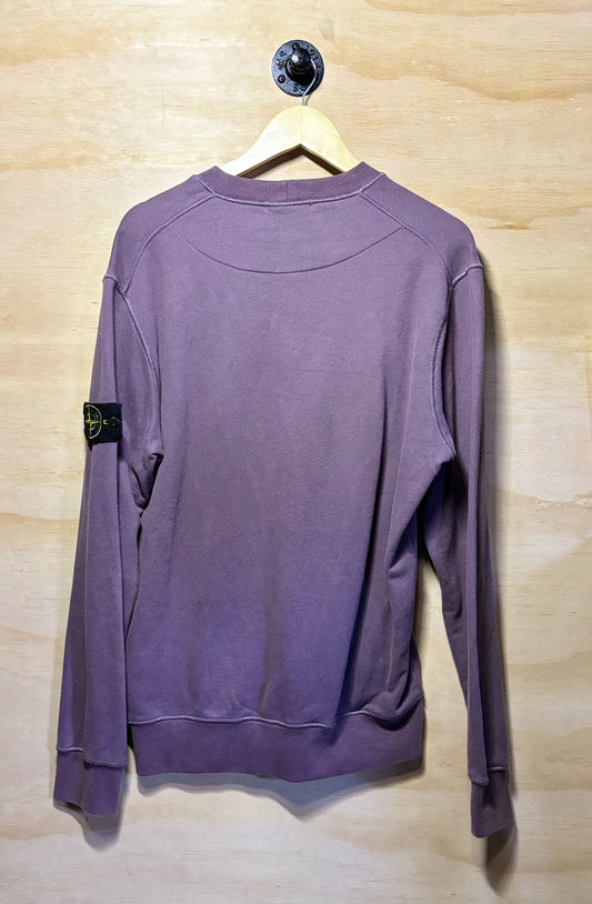 Stone Island Garment Dyed Crew Neck Sweat | Large