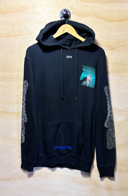 Off-White Peep Oversize Hoodie Fleece | Small