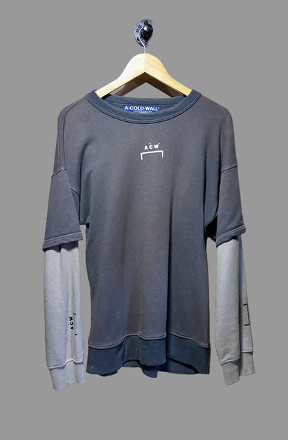 A-Cold Wall Double Layered Crewneck Sweatshirt | Small