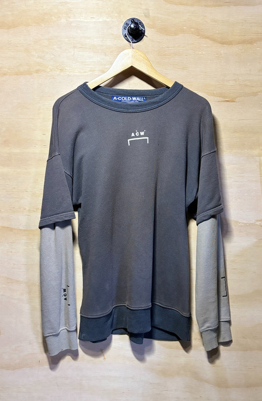 A-Cold Wall Double Layered Crewneck Sweatshirt | Small