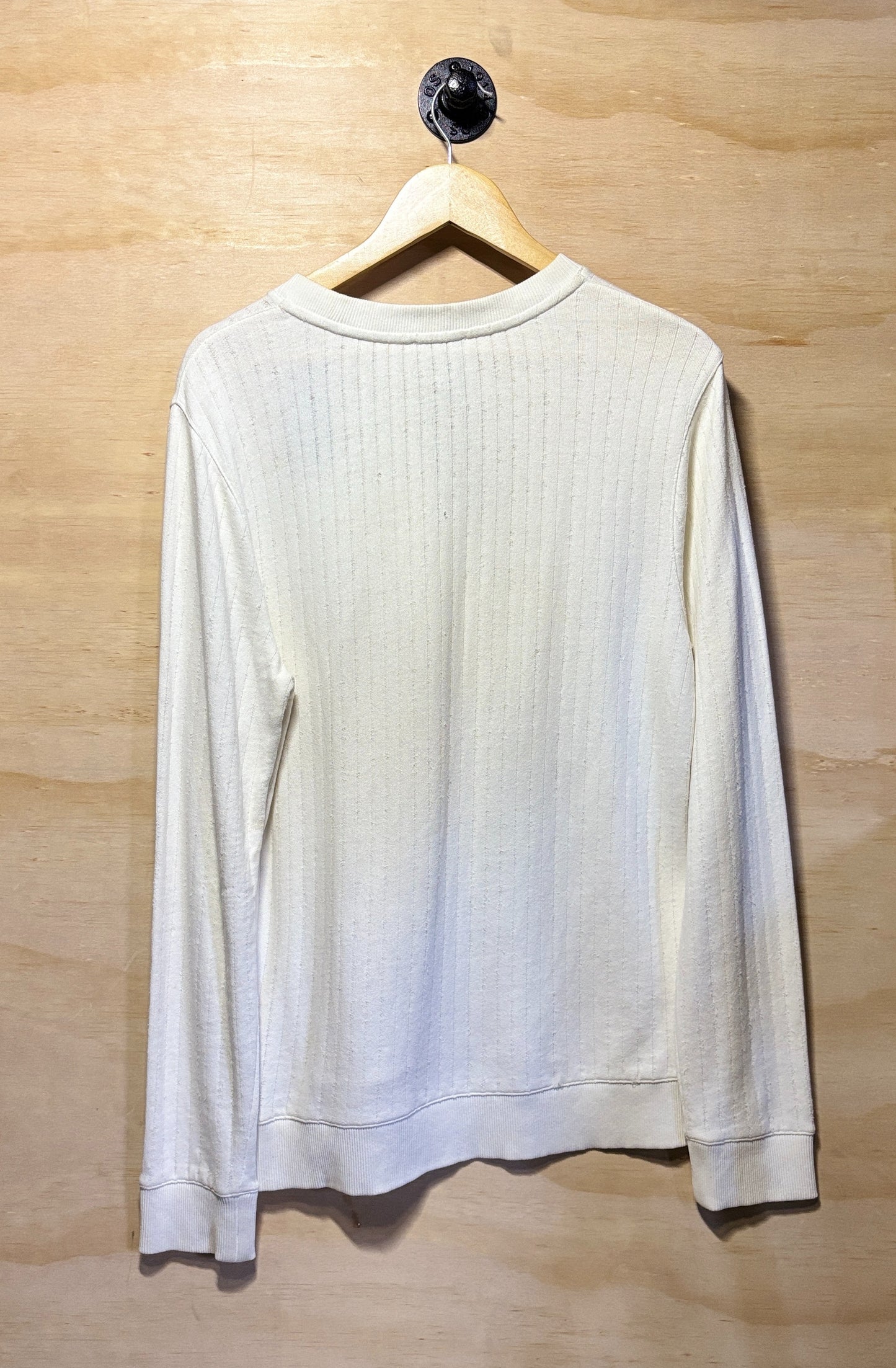 A.P.C. White Sweatshirt | Medium