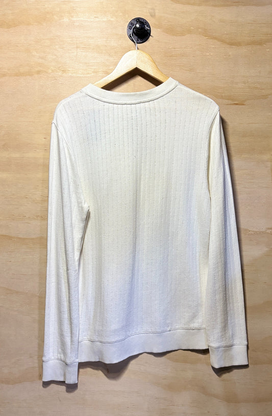 A.P.C. White Sweatshirt | Medium