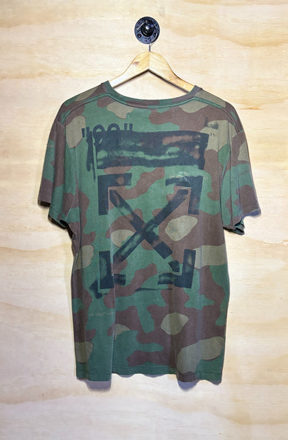 OFF-WHITE Oversized Diag Stencil T-shirt Camo | X-Small