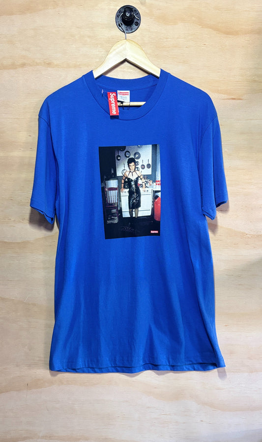 Supreme Nan Goldin Nan as a dominatrix Royal T-Shirt | Medium