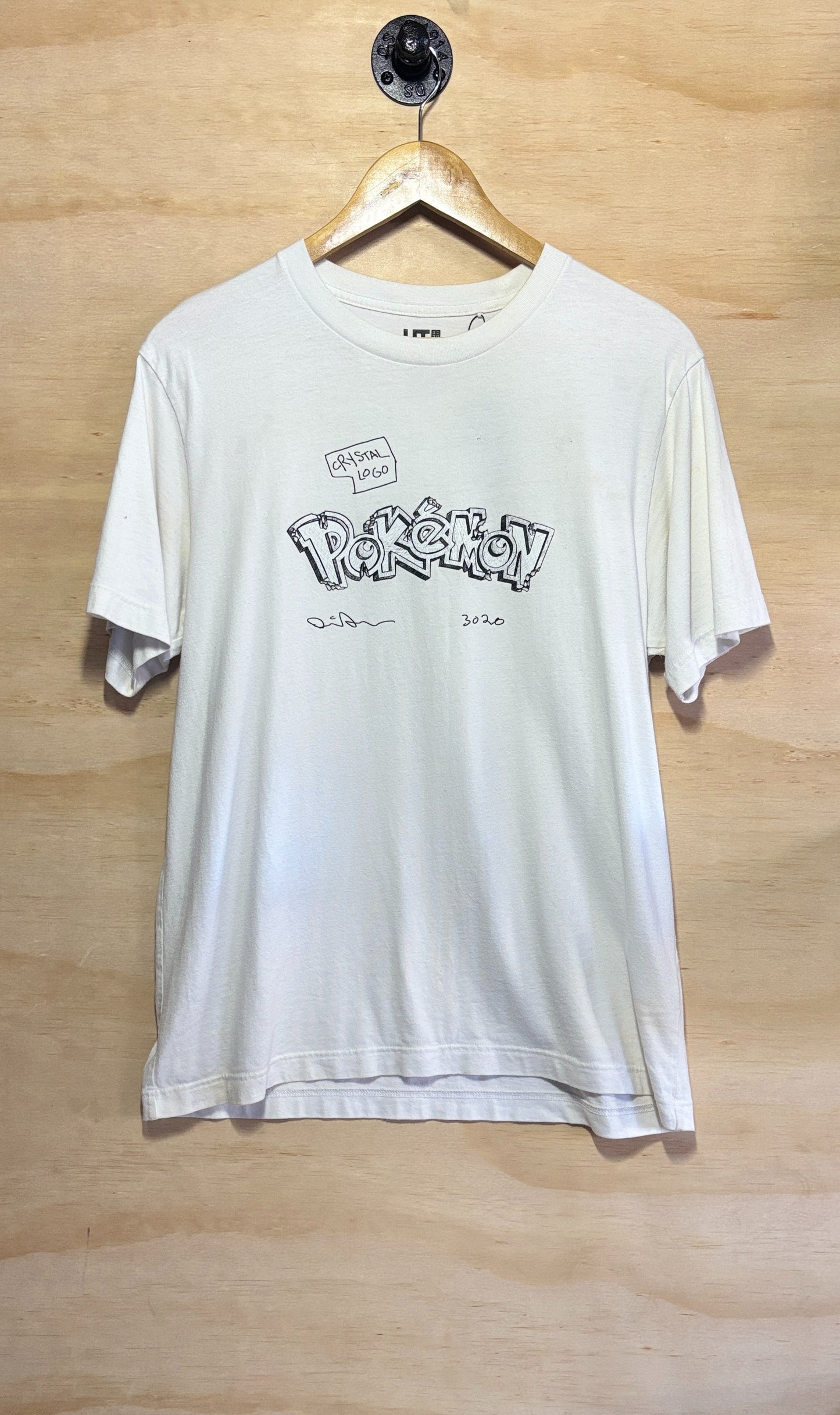 Uniqlo x Daniel Arsham x Pokemon Crystal Logo  T-Shirt | Medium