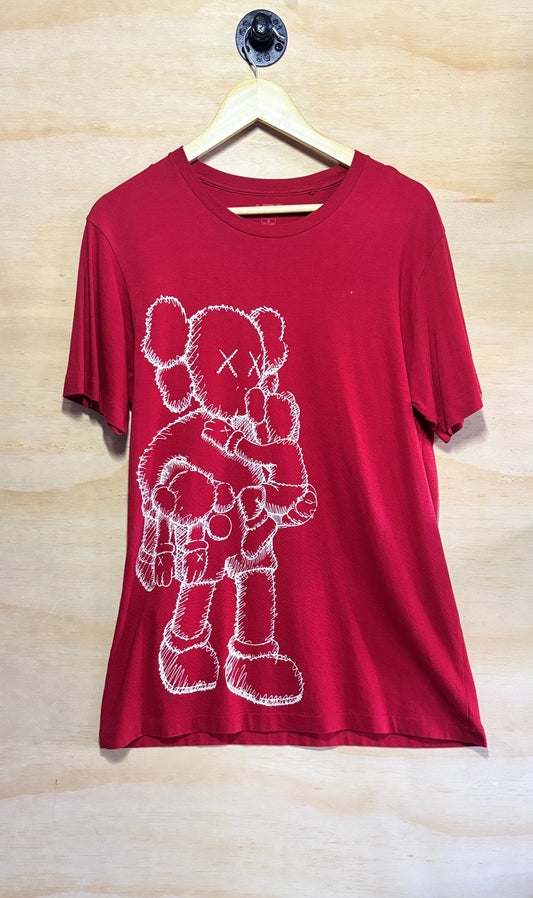 KAWS x Uniqlo Clean Slate T-Shirt Red | Medium