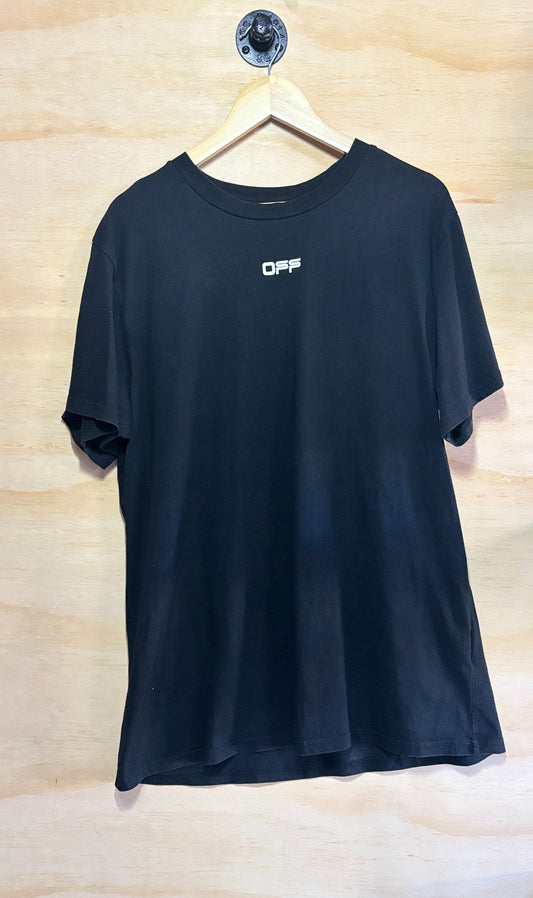 Off--White Slim Fit Airport Tape T-shirt | Large