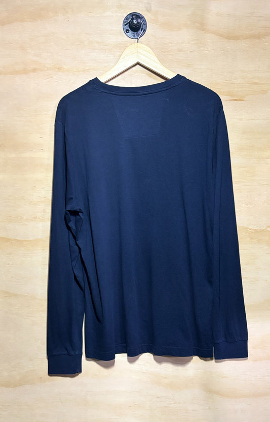 Nautica Embroided logo chest LS T-shirt | Large