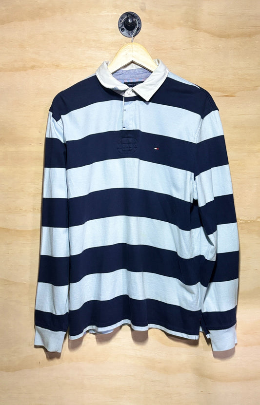Tommy Hilfiger Iconic Block Stripe Rugby | Large