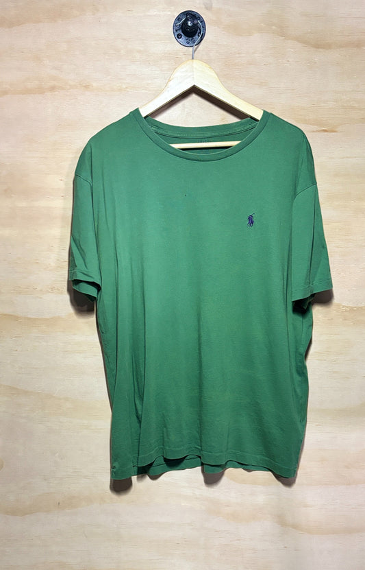 Ralph Lauren Logo T-Shirt Green | Large