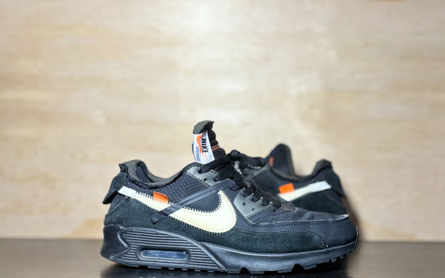 Off--White x Nike Air Max 90 Black | US9