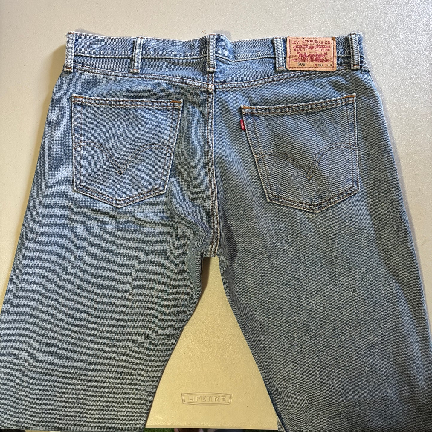 Levis 505 Blue Denim Jeans | W38/L30