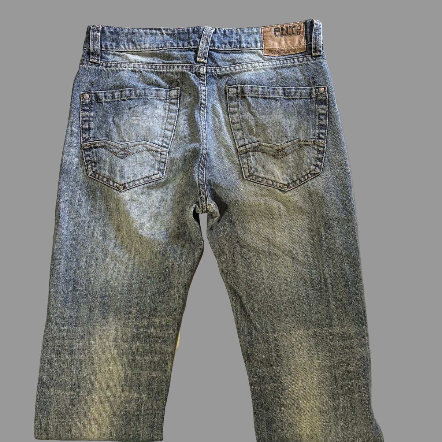 Tiro Bajo Distressed Denim Jeans | W28/L33